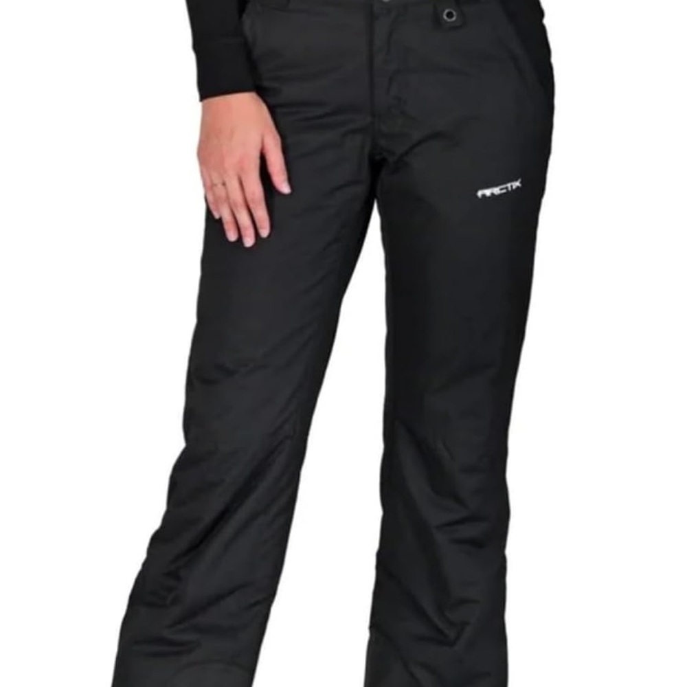 Arctix Black Snow Pants with Adjustable Waist